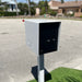 NEW! The Retrobox Locking Package Dropbox in ARCTIC WHITE - Modern Mailbox - Sweatfully