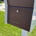 NEW! The Retrobox Locking Package Dropbox in ARCTIC WHITE - Modern Mailbox - Sweatfully