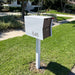 NEW! The Retrobox Locking Package Dropbox in ARCTIC WHITE - Modern Mailbox - Sweatfully