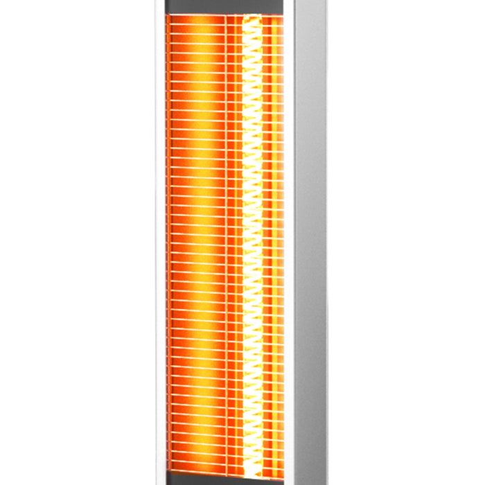 32"H Portable Vertical Infrared Heater 1500W Electric Stander with Remote Control, Tip-over Switch, 24h Timer - Sweatfully