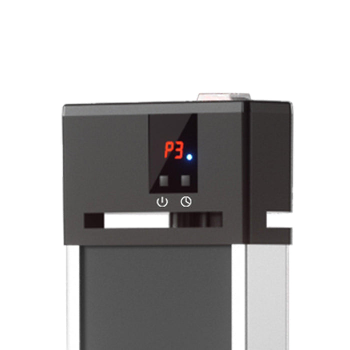 32"H Portable Vertical Infrared Heater 1500W Electric Stander with Remote Control, Tip-over Switch, 24h Timer - Sweatfully