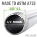 3/4 in. x 12 in. Galvanized Steel Nipple - Sweatfully