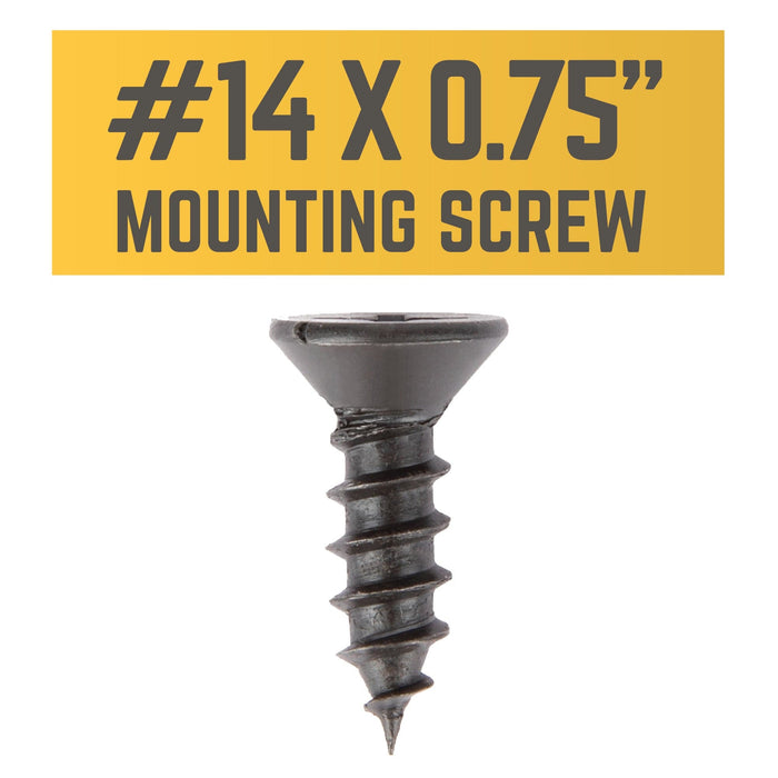 #14 x 0.75 in. Shelf Mounting Screws - Sweatfully