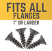 #14 x 0.75 in. Shelf Mounting Screws - Sweatfully