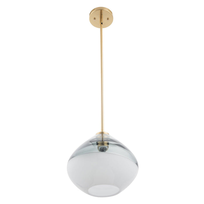 Pheobe 1-light Modern Handblown Glass Island Pendant Light - Sweatfully