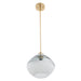 Pheobe 1-light Modern Handblown Glass Island Pendant Light - Sweatfully