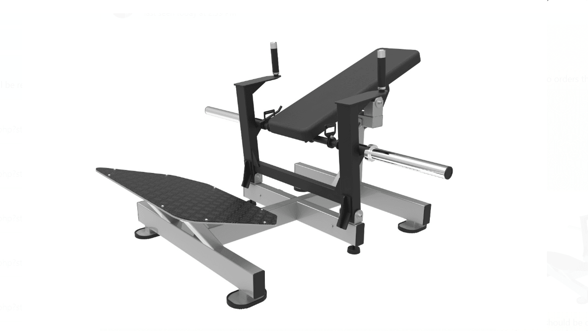 Excel Base Plate Loaded Hip Thruster - Muscle D Fitness -  Leverage Glute Drive - Sweatfully