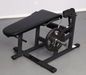 Excel Base Leg Extension / Leg Curl Combo - Muscle D Fitness - Plate Loaded - Silver, Black - Sweatfully