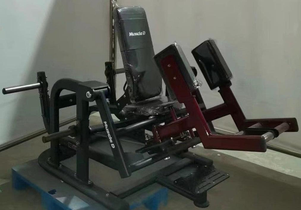 Pro Strength Glute / Outer Thigh - Muscle D Fitness - Plate Loaded Abductor / Hip Extension - Sweatfully