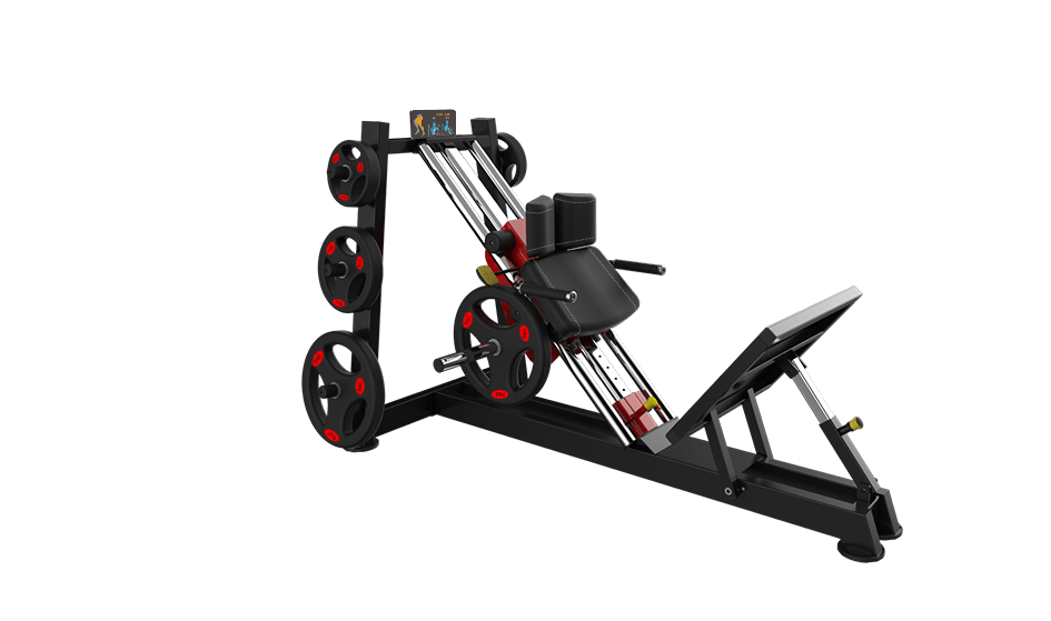 Power Leverage V2  Hack Squat / Calf Raise - Muscle D Fitness - Sweatfully