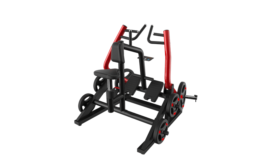 Power Leverage V2  Iso Lateral Seated Row - Muscle D Fitness - Sweatfully