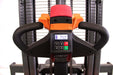 PS3300FE-3M Electric Pallet Stacker, 3300 lbs Capacity, 9.8 ft Lifting Height, Work with Open-bottom Pallets - Sweatfully
