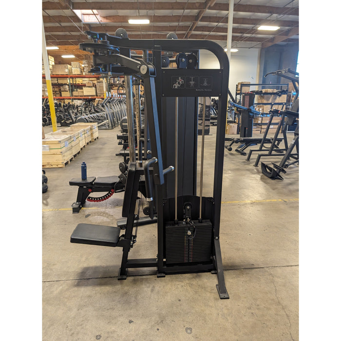 SFE Selectorized Pec Fly/Rear Delt Machine with 250lb weight stacks (New) - Sweatfully
