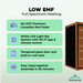 Peak Saunas Fuji 2-Person Indoor Full Spectrum Infrared Sauna with XL Medical-Grade Red Light Therapy & Smart WiFi App Control - Sweatfully
