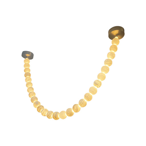 Pearl Alabaster Necklace Chandelier - Sweatfully