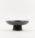 Matte Black Ceramic Footed Bowl - Sweatfully