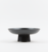 Matte Black Ceramic Footed Bowl - Sweatfully