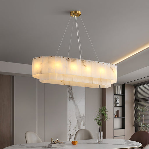 Pembridge Alabaster Chandelier - Sweatfully