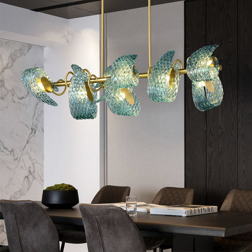 Petal Blue Chandelier - Sweatfully