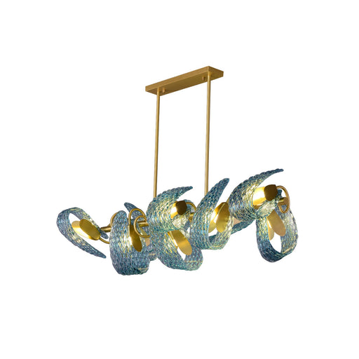 Petal Blue Chandelier - Sweatfully