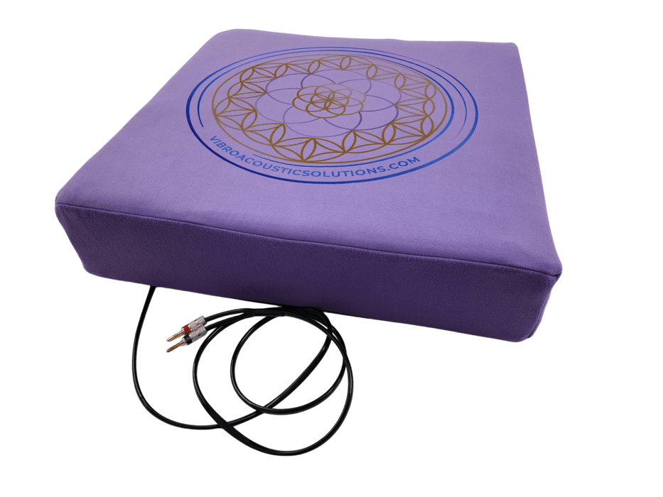 Vibroacoustic Therapy Meditation Cushion bundle with custom amplifier - Sweatfully