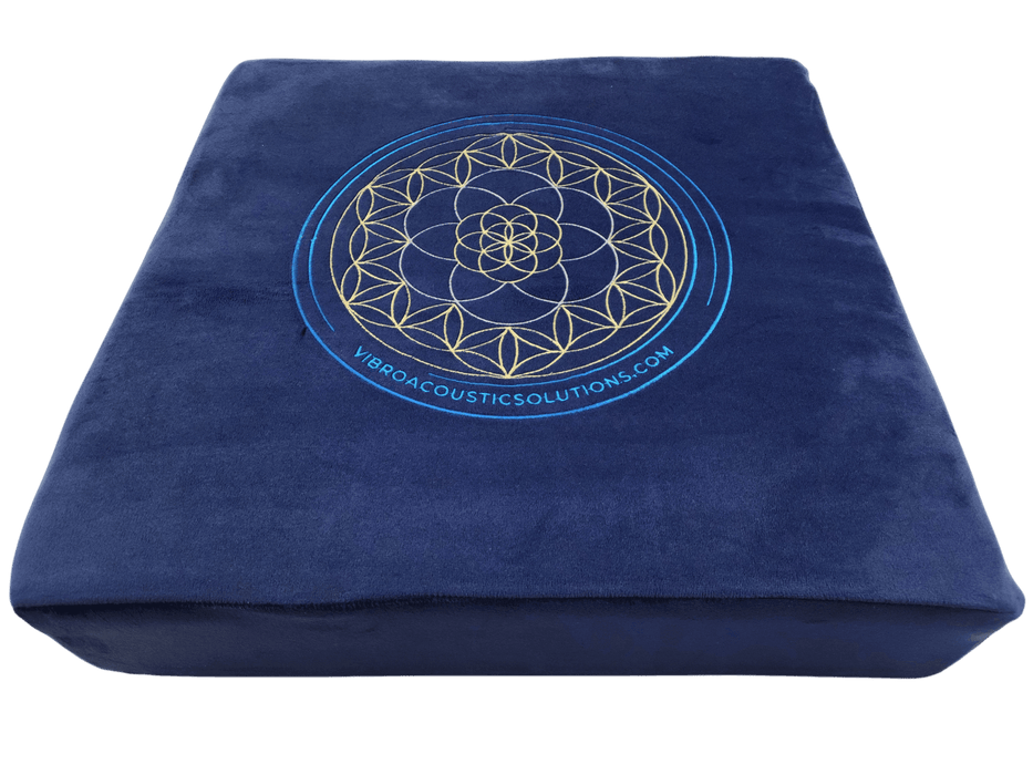 Vibroacoustic Therapy Meditation Cushion bundle with custom amplifier - Sweatfully