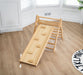Bazel 6-in-1 Pikler Climber Set | Wooden Triangle, Rocker Arch & Slide for Toddlers - Sweatfully