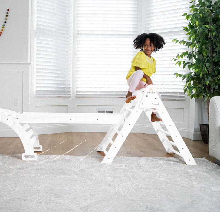 Hazel - Pikler Triangle Ladder & Rocker Set - Sweatfully