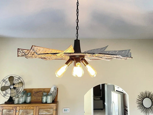 Windmill Chandelier Farmhouse Lighting Fixture - Sweatfully