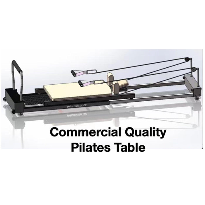 Pilates Table - Muscle D Fitness - Pilates Reformer - Sweatfully