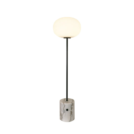 Pillar Lumina Glass Orb Floor Lamp - Sweatfully