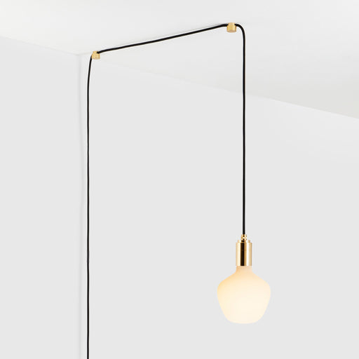 Enno Plug-In Pendant in Brass - Sweatfully