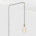 Gaia Plug-In Pendant in Brass - Sweatfully