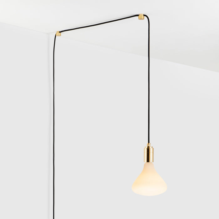 Noma Plug-In Pendant in Brass - Sweatfully