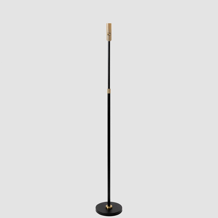 Poise Adjustable Floor Lamp in Brass - Sweatfully