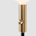 Poise Adjustable Floor Lamp in Brass + Oval II - Sweatfully