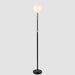 Poise Adjustable Floor Lamp in Brass + Sphere V - Sweatfully