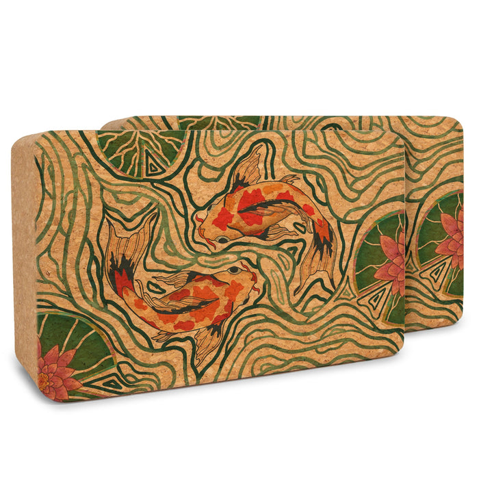 Artist Cork Yoga Block Set - Sweatfully