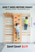 Walnut 9-in-1 Swedish Ladder Wall Gym | Indoor Wooden Climber & Activity Set for Kids - Sweatfully