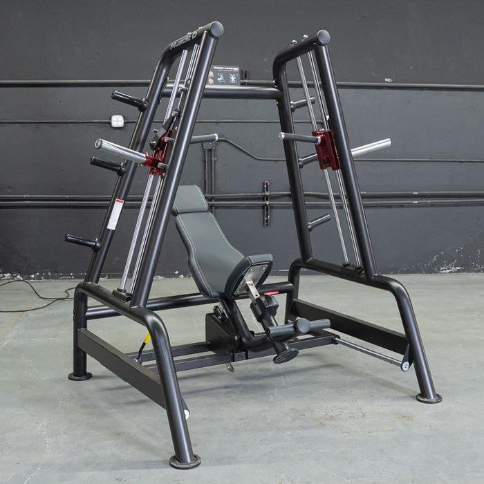 Power Leverage V2 Convergent Bench - Muscle D Fitness - Incline, Shoulder Press - Sweatfully