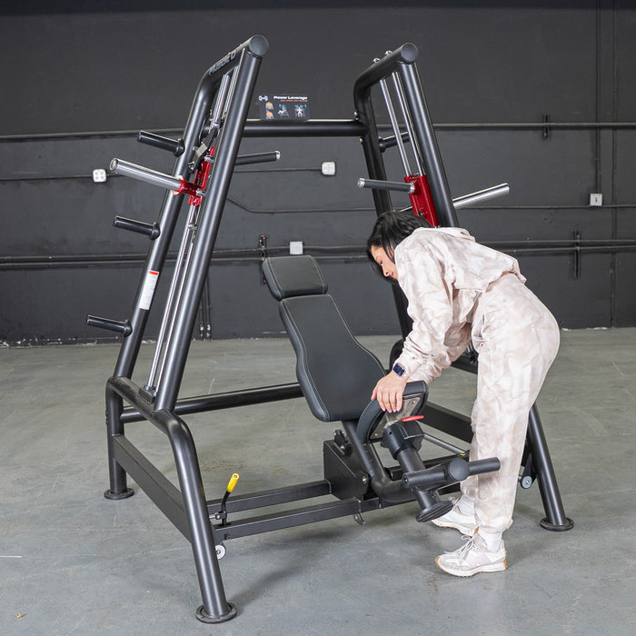 Power Leverage V2 Convergent Bench - Muscle D Fitness - Incline, Shoulder Press - Sweatfully
