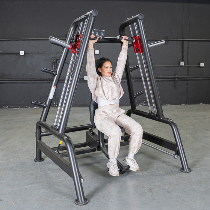 Power Leverage V2 Convergent Bench - Muscle D Fitness - Incline, Shoulder Press - Sweatfully