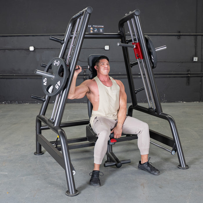 Power Leverage V2 Convergent Bench - Muscle D Fitness - Incline, Shoulder Press - Sweatfully