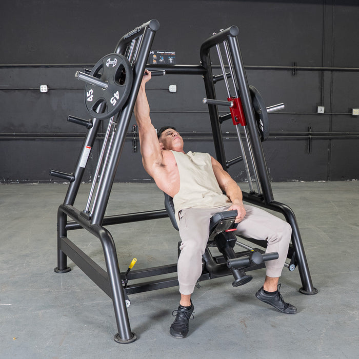 Power Leverage V2 Convergent Bench - Muscle D Fitness - Incline, Shoulder Press - Sweatfully