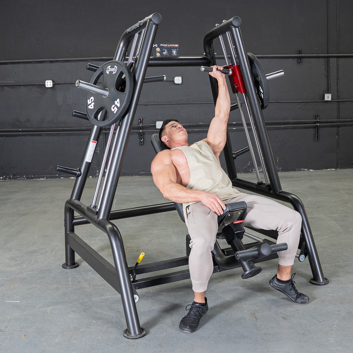 Power Leverage V2 Convergent Bench - Muscle D Fitness - Incline, Shoulder Press - Sweatfully