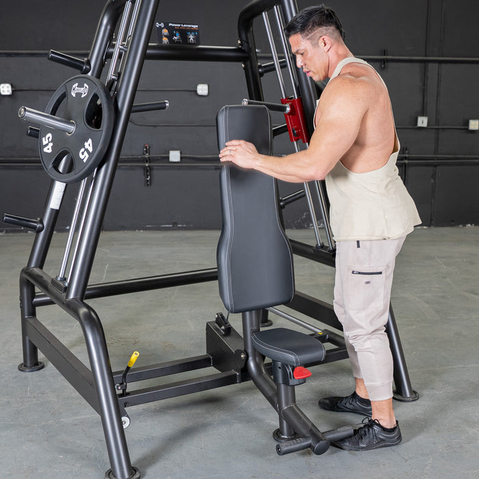 Power Leverage V2 Convergent Bench - Muscle D Fitness - Incline, Shoulder Press - Sweatfully