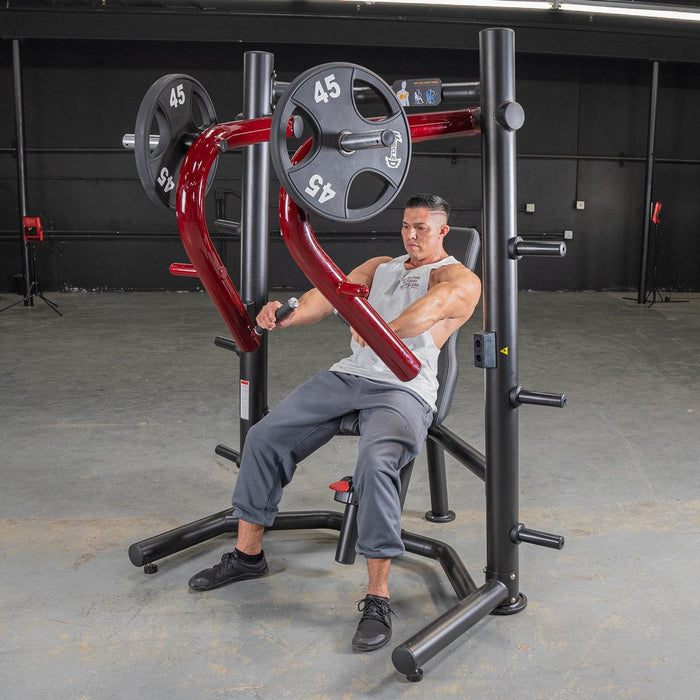 Power Leverage V2 Decline Chest Press - Muscle D Fitness - Sweatfully