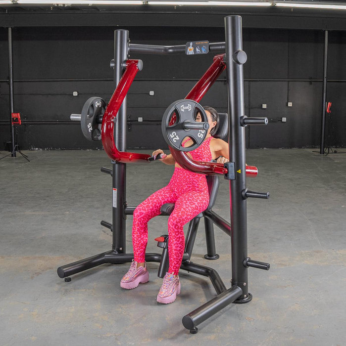 Power Leverage V2 Decline Chest Press - Muscle D Fitness - Sweatfully