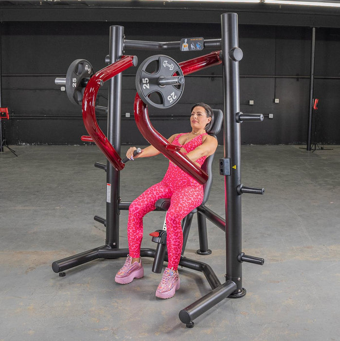 Power Leverage V2 Decline Chest Press - Muscle D Fitness - Sweatfully