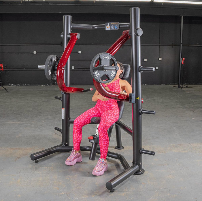 Power Leverage V2 Decline Chest Press - Muscle D Fitness - Sweatfully
